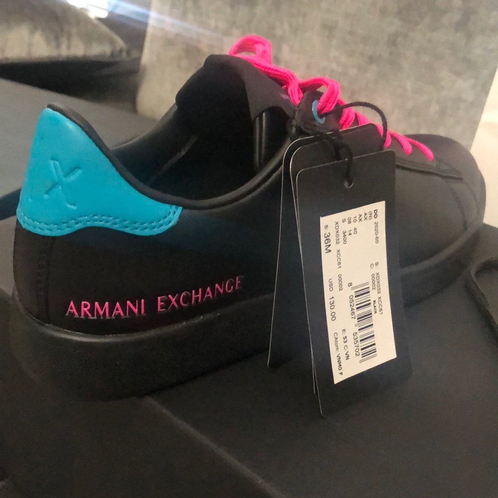 Armani Exchange Women Sneakers size 36 Brand New
